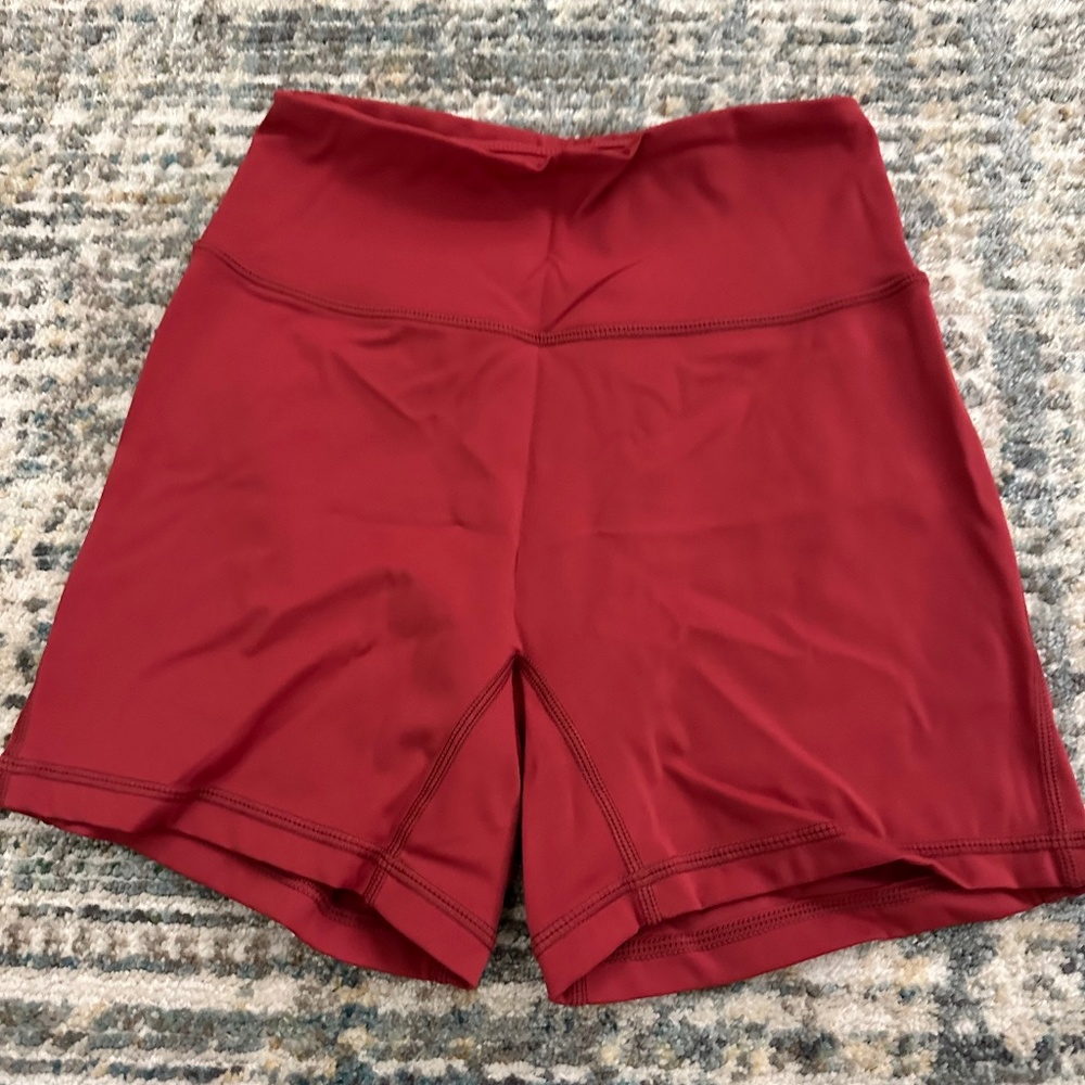 Maroon Work Out Shorts